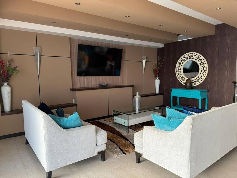 마사틀란 Departamento De Lujo Vista Al Mar Piso 15 아파트 외부 사진